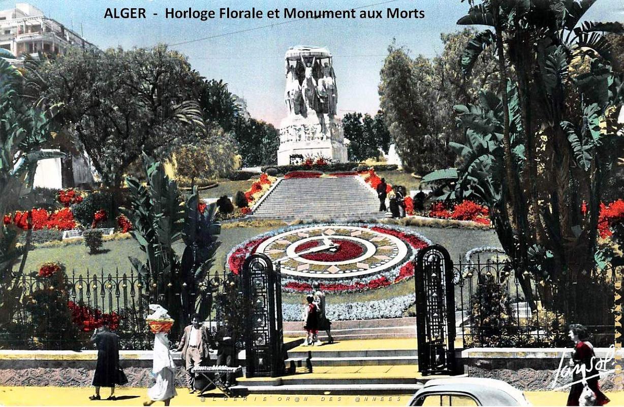 Alger - Horloge Florale et Monument aux Morts.jpg